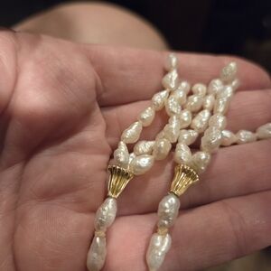 Necklace Or Belt  made of natural Keshi pearls